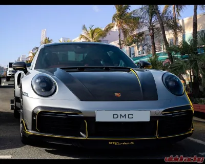 DMC Carbon Fiber Front Lip & Rear Diffuser for Porsche 992 Turbo S 2020-2025 - 18883-PC