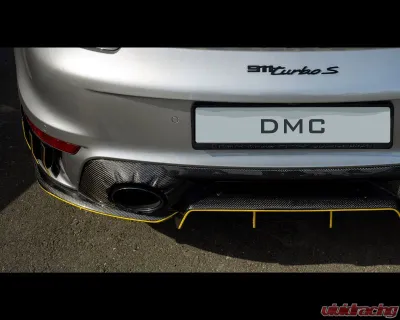 DMC Carbon Fiber Front Lip & Rear Diffuser for Porsche 992 Turbo S 2020-2025 - 18883-PC