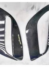 DMC Carbon Fiber Rear Vent Covers Forged Carbon for Porsche 992 Turbo S 2020-2025                                     - 18893-FC - Image 4