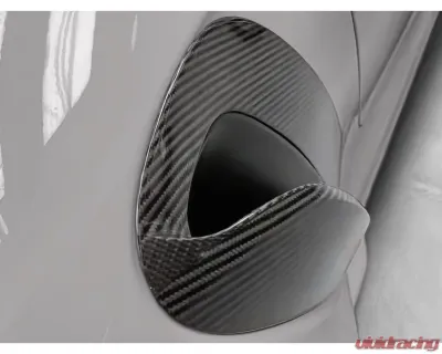 DMC Carbon Fiber Rear Vent Covers Forged Carbon for Porsche 992 Turbo S 2020-2025 - 18893-FC