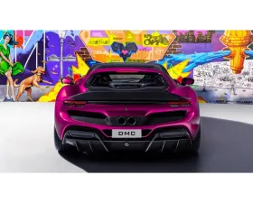 DMC Ferrari 296 GTB 2021-2025 Rear Diffuser Forged Carbon DMC Assetto Fiorano Kit