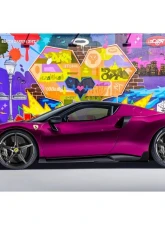 DMC Carbon Fiber Side Skirts Forged Carbon for Ferrari 296 GTB 2021-2025                                     - 19165-FC - Image 5