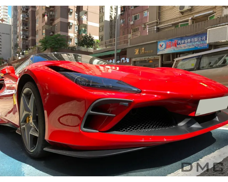 DMC Carbon Fiber Air Vents EVO Visible Carbon (Standard Carbon with lines, not as light as Pre-Peg) Ferrari F8 Tributo Spider 2020-2025 - 19192-VC