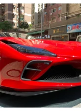 DMC Carbon Fiber Air Vents for Ferrari F8 Tributo Spider 2020-2025, Forged Carbon, 19192-FC                                     - 19192-FC - Image 3