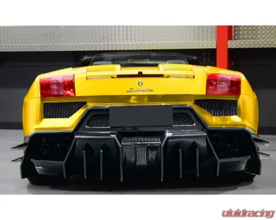 DMC Carbon Fiber Rear Bumper & Diffuser for Lamborghini Gallardo 520/LP540 2009-2013 - 19332-CFK