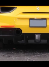 DMC Carbon Fiber Rear Diffuser Forged Carbon for Ferrari 488 GTB Coupe/Spider 2015-2021                                     - 19343-FC - Image 2