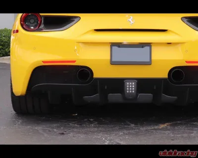 DMC Carbon Fiber Rear Diffuser Forged Carbon for Ferrari 488 GTB Coupe/Spider 2015-2021 - 19343-FC