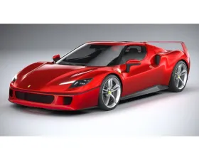 DMC Carbon Fiber Front Bumper for Ferrari 296 GTB 2021-2025 with Forged Carbon Trims