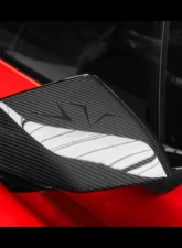 DMC Carbon Fiber Side Mirrors Forged Carbon for Lamborghini Revuelto Coupe/Roadster 2024-2025                                     - 19411-FC-SV - Image 2