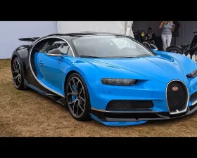 DMC Carbon Fiber Front Lip for Bugatti Chiron 2016-2023, Forged Carbon Material