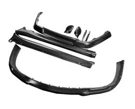 DMC Carbon Fiber Rear Diffuser for Porsche 997 Turbo S 2010-2013, Visible Carbon Finish