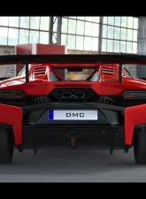 DMC Carbon Fiber Rear Diffuser for Lamborghini Temerario 2025 - Forged Carbon Finish                                     - 19573-FC - Image 3