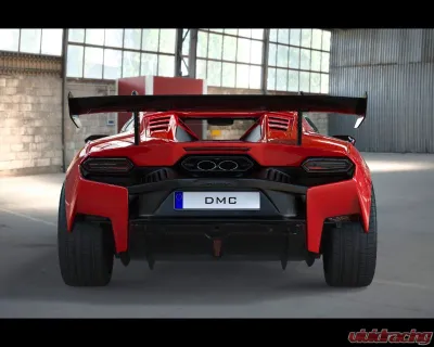 DMC Carbon Fiber Rear Diffuser for Lamborghini Temerario 2025 - Forged Carbon Finish - 19573-FC