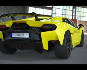 DMC Carbon Fiber Rear Diffuser Sportivo Forged Carbon for Lamborghini Temerario 2025