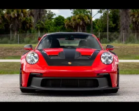 DMC Carbon Fiber Front Bumper Grill for Porsche 992 GT3 RS 2022-2025, Forged Carbon Fiber