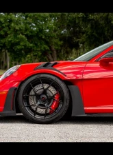 DMC Carbon Fiber Front Bumper Flaps & Lip for Porsche 992 GT3 RS 2022-2025                                     - 19661-PCF - Image 2