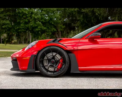 DMC Carbon Fiber Front Bumper Flaps & Lip for Porsche 992 GT3 RS 2022-2025 - 19661-PCF