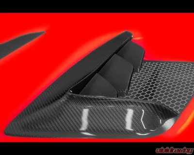 DMC Carbon Fiber Front Hood Bonnet Inserts Forged Carbon Fiber for Porsche 992 GT3 RS 2022-2025 - 19667-FCF