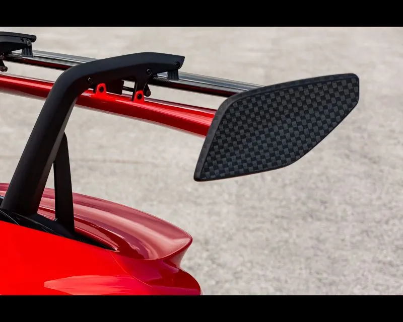 DMC Carbon Fiber Rear Wing Spoiler Side Flaps Prepreg Carbon Fiber Porsche 992 GT3 RS 2022-2025 - 19683-PCF