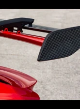 DMC Carbon Fiber Rear Wing Spoiler Side Flaps for Porsche 992 GT3 RS 2022-2025                                     - 19683-FCF - Image 2