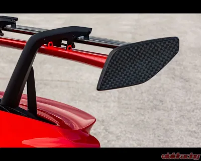 DMC Carbon Fiber Rear Wing Spoiler Side Flaps for Porsche 992 GT3 RS 2022-2025 - 19683-FCF