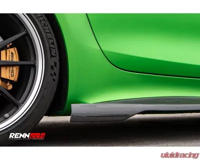RennTech Carbon Fiber Gloss Finish Side Skirts Mercedes-Benz 190 AMG GT R | Pro 2018+ - 88.190.AMG.GTR.RPSS