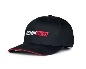 RennTech Black Flex-Fit Logo Hat