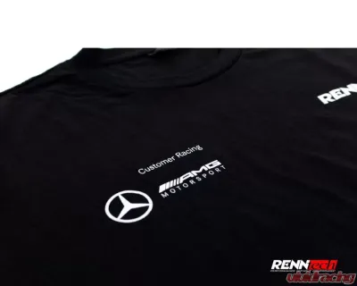 RennTech Black T-Shirt AMG Customer Logo Medium - Shirt.Rt.Shop.M