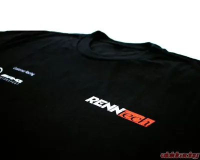 RennTech Black T-Shirt AMG Customer Logo Medium - Shirt.Rt.Shop.M