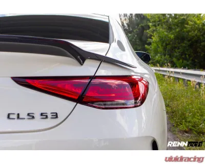 RennTech Gloss Finish Carbon Fiber Rear Decklid Spoiler Mercedes-Benz C257 | CLS Coupe 2019+ - 88.257.20.70