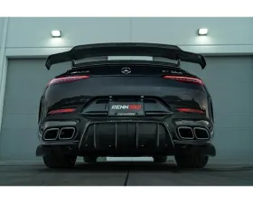 RennTech Carbon Fiber 4 Door Coupe Rear Diffuser Gloss Finish Mercedes-Benz AMG GT63 x290 2019+