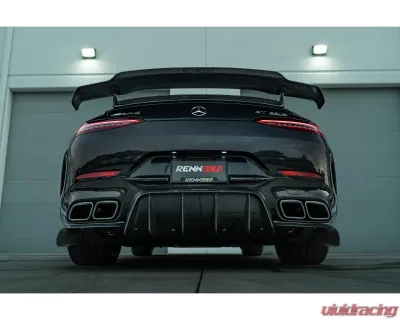 RennTech Carbon Fiber 4 Door Coupe Rear Diffuser Gloss Finish Mercedes-Benz AMG GT63 x290 2019+ - 88.290.05.20.80