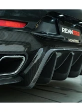 RennTech Carbon Fiber 4 Door Coupe Rear Diffuser Gloss Finish Mercedes-Benz AMG GT63 x290 2019+                                     - 88.290.05.20.80 - Image 3