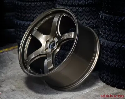 GramLights 57CR Wheel 17x9 5x100 38mm Almite Gold - WGCRQ38DAGP
