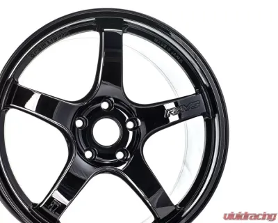 GramLights 57CR Wheel 17x9 5x114.3 12mm Glossy Black - WGCRQ12EGX