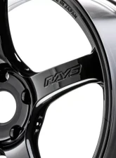 GramLights 57CR Wheel 17x9 5x114.3 12mm Glossy Black                                     - WGCRQ12EGX - Image 3