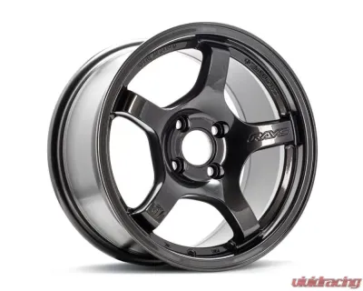 GramLights 57CR Wheel 15x8 5x114.3 35mm Super Dark Gunmetal Finish - WGCRE35EH8