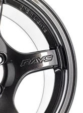 GramLights 57CR Wheel 15x8 5x114.3 35mm Super Dark Gunmetal Finish                                     - WGCRE35EH8 - Image 5