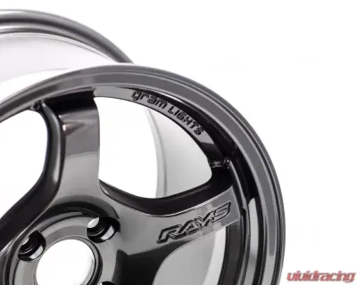 GramLights 57CR Wheel 15x8 5x114.3 35mm Super Dark Gunmetal Finish - WGCRE35EH8