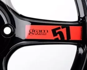 GramLights 2pc 57DR/57CR Spoke Sticker - Red