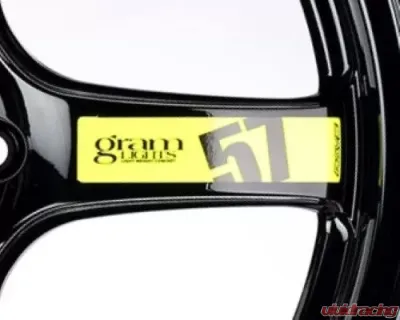 GramLights 2pc 57DR/57CR Spoke Sticker - Luminous Yellow - WC57SSTKY