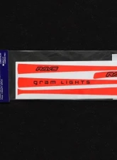 GramLights 2pc 57Xtreme Spoke Sticker - Luminous Red                                     - WCXTSSTKR - Image 2