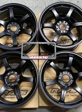 GramLights 57DR Wheel Set of 4 Mitsubishi EVO 17x9 5x114.3 38mm Semigloss Black                                     - VR-151104383 - Image 20