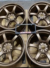 GramLights 57DR Wheel Set of 4 Subaru WRX STI 18x9.5 5x114.3 38mm Bronze II                                     - VR-153269192 - Image 4