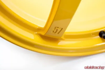 GramLights 57CR 2324 Limited Wheel 19x10.5 5x114.3 22mm Mach Yellow for Cars - WGCR622EWXZ