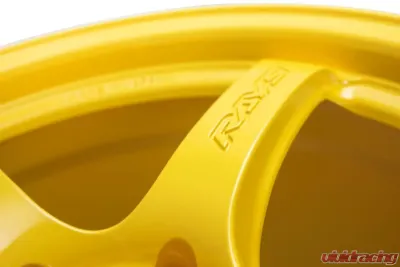 GramLights 57CR 2324 Limited Wheel 19x10.5 5x114.3 22mm Mach Yellow for Cars - WGCR622EWXZ