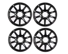 GramLights 57Trans-X Wheel Set of 4 Toyota Tundra 18x9 5x150 0mm Super Dark Gunmetal/Rim Edge DC