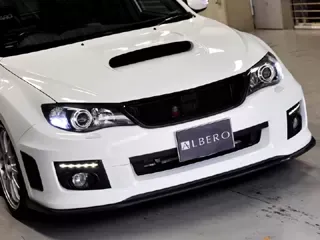 Liberal Front Lip Spoiler Clear Painted Subaru Impreza GRB 2007-2014 - LBR-FH-CF-GRB