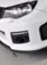 Liberal Front Lip Spoiler Painted Subaru Impreza GRB 2007-2014                                     - LBR-FH-FRP-GRB - Image 4