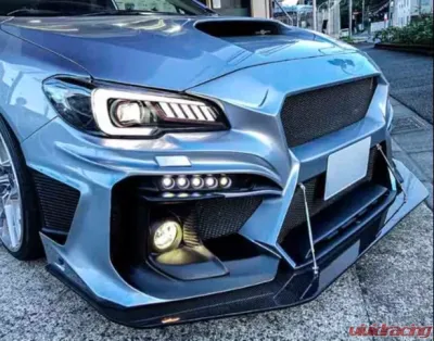 Liberal Addiction CF | FRP Finish 6P Aero Set with Fog Mount Subaru Impreza | WRX | STI 2015-2021 - LBR-6PAD-CF-VAB
